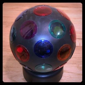 Plug in disco ball
